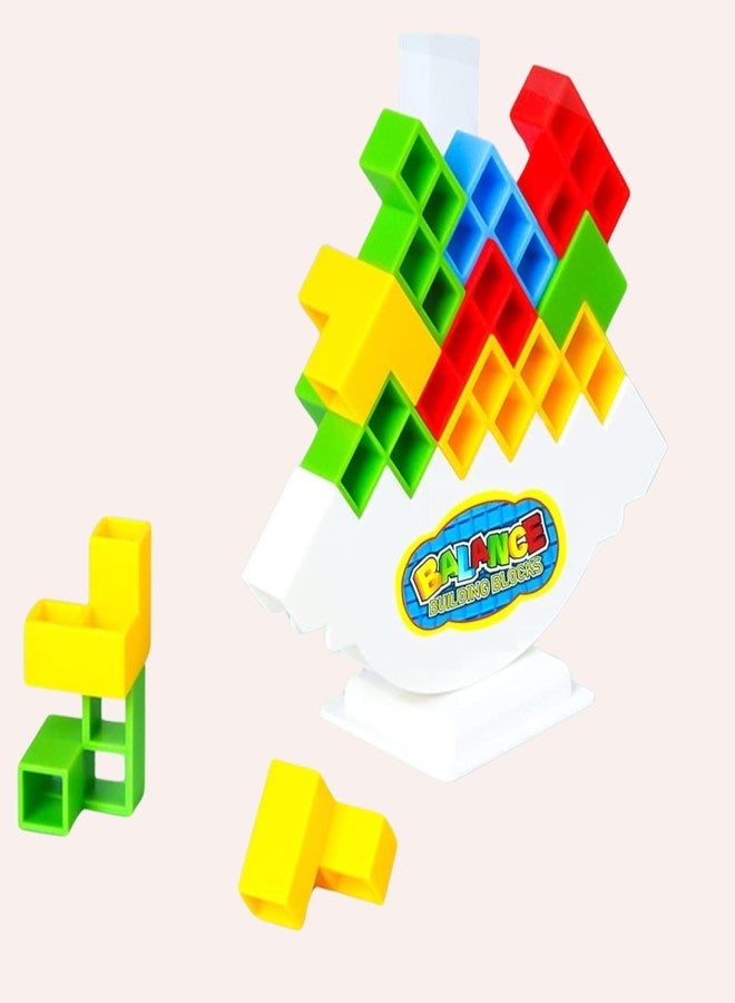 JBM ENTERPRISE Tetra Tower Balancing Game - Colorful Stacking Strategy Toy for Kids & Adults - Image 1